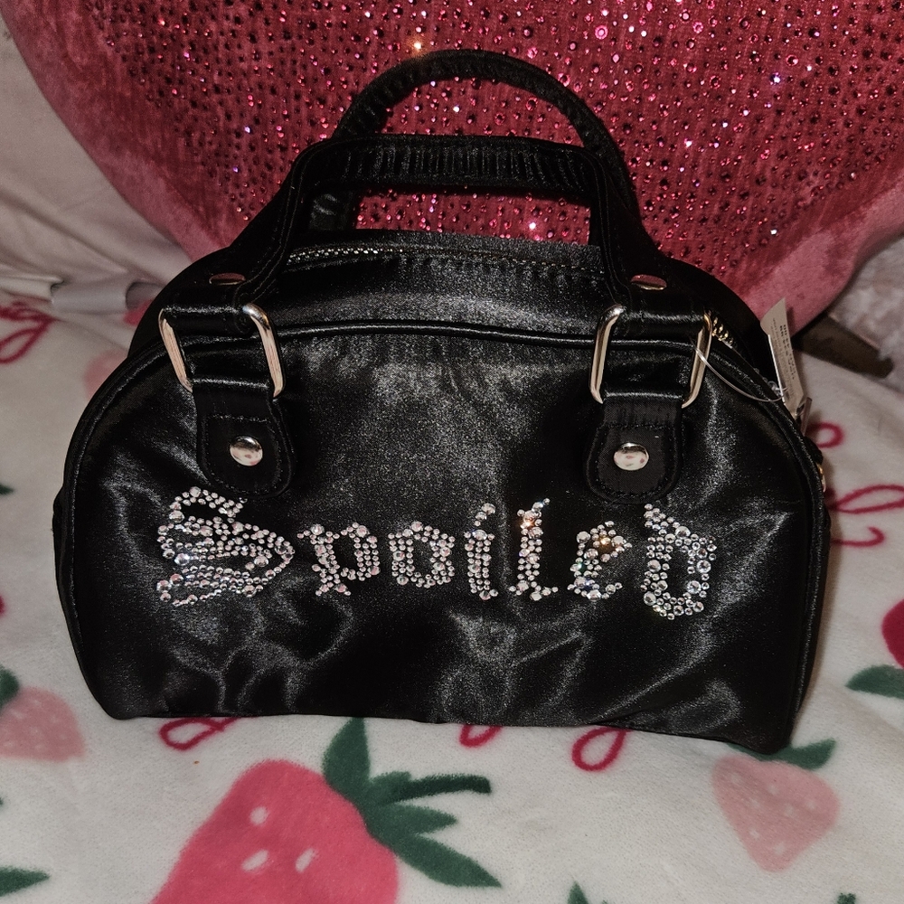 Black Bling Mini Crossbody by Claire's